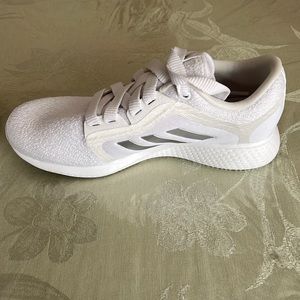 White/Silver Adidas Sneakers